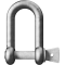Steel barrier chain links | Shackle | galvanized